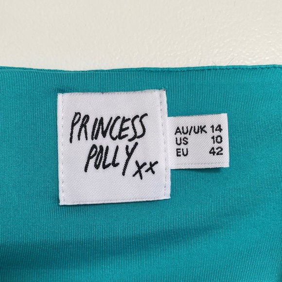Princess Polly Teal Mini Dress - Picture 5 of 6